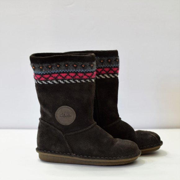 clarks toddler winter boots